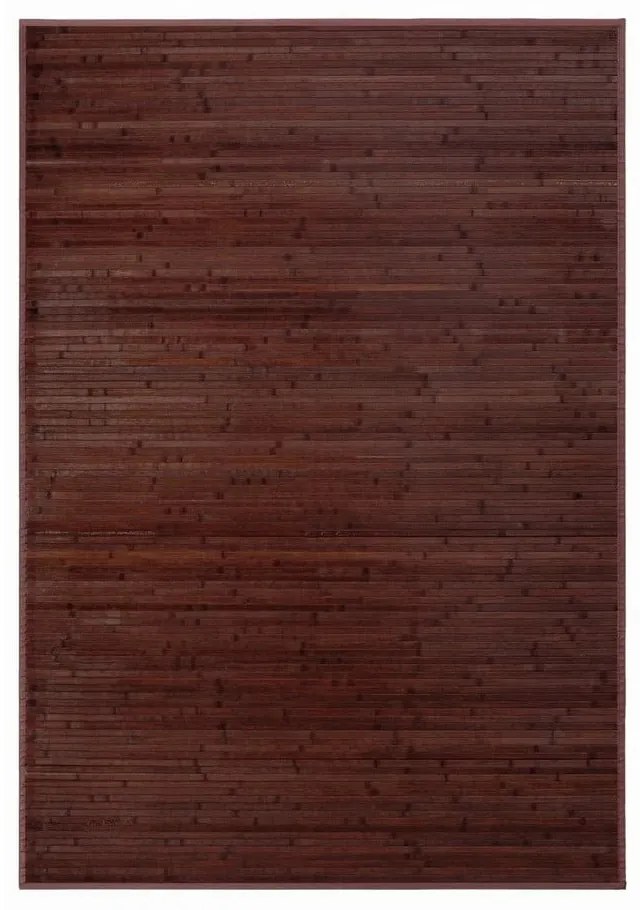Ciemnobrązowy bambusowy dywan 140x200 cm – Casa Selección
