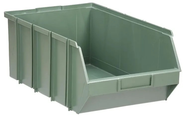 Plastikowy pojemnik z polistyrenu, 380x610x250 mm