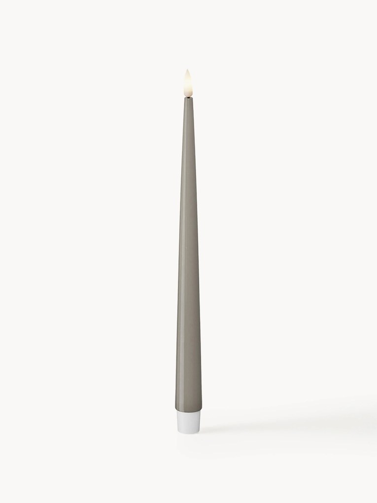 Ręcznie wykonana świeca stołowa LED Real Flame, W 28 cm, 2 szt.