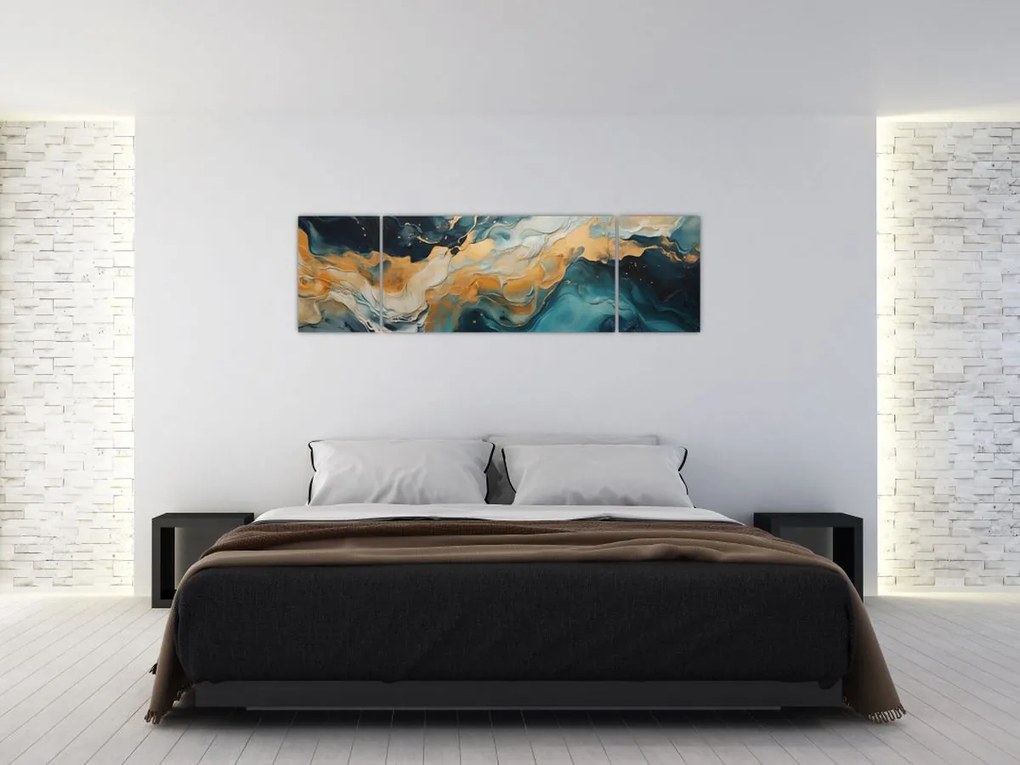 Obraz - Abstrakcja (170x50 cm)
