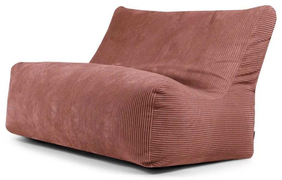 Ceglasty sztruksowy worek do siedzenia Sofa Seat Lounge – SLOWDOWN
