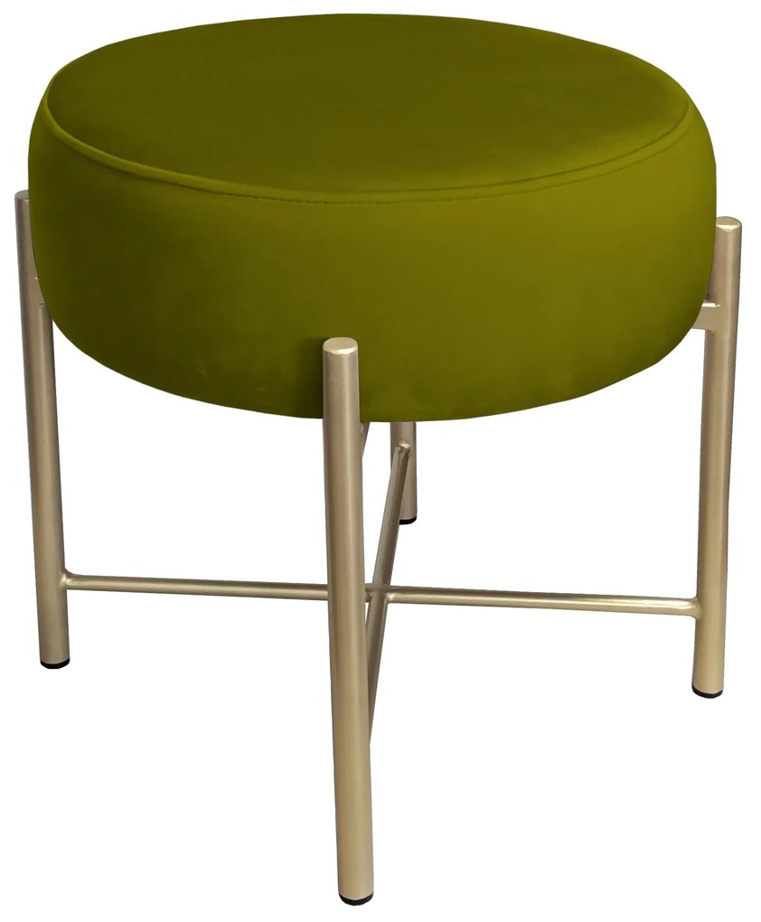 Taboret Pola noga metalowa złota BL75