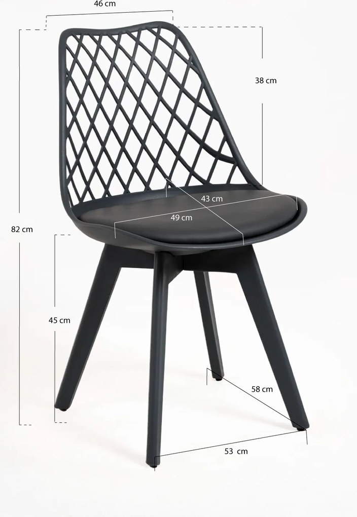 Zestaw 4 krzese Mima Suprym