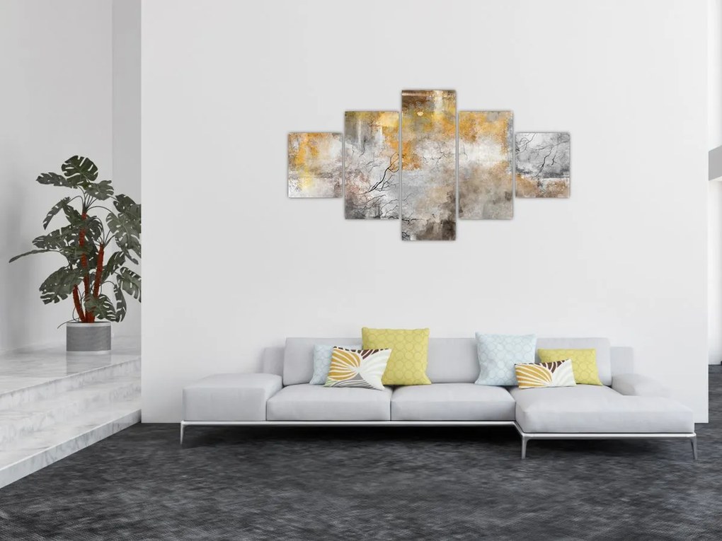 Obraz - Abstrakcja (125x70 cm)
