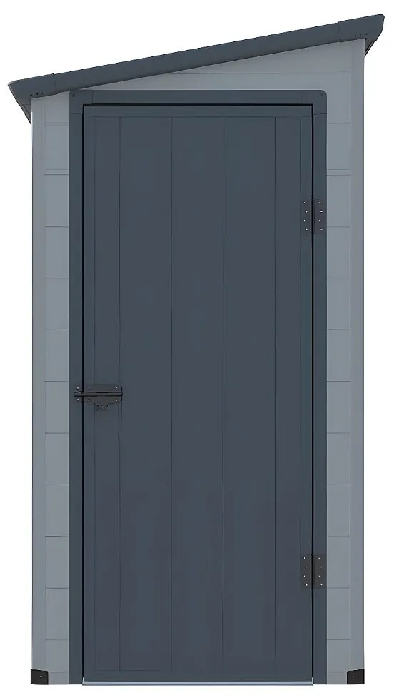 Wiata ogrodowa ALBERTO z żywicy w kolorze szarym antracytowym – 2,12 m²