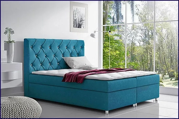 Łóżko kontynentalne Active 140x200 - 44 kolory