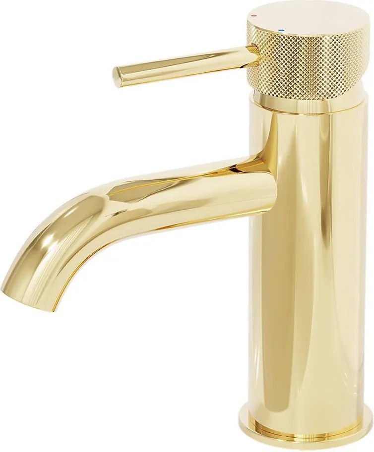 Bateria umywalkowa ANHOLT 15,6 cm błyszczący mosiądz