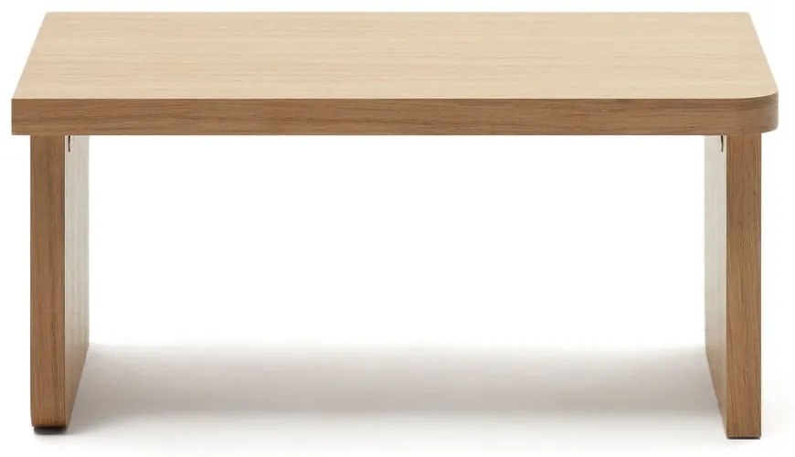 Stolik w dekorze dębu w naturalnym kolorze 89x62 cm Oaq – Kave Home