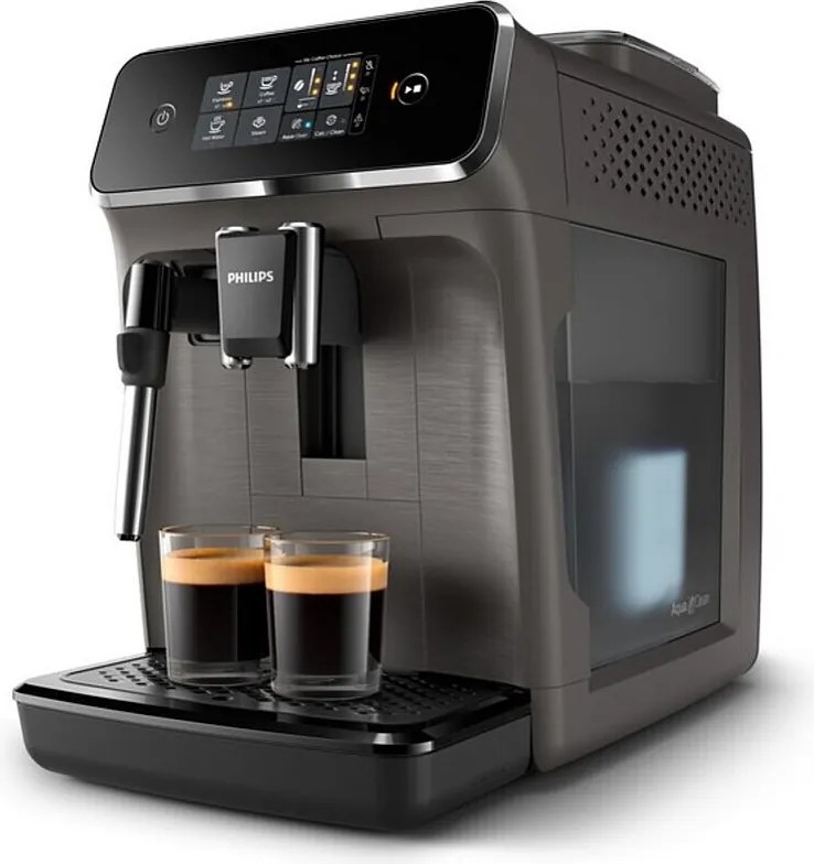 Ekspres do kawy Philips Cafeteras espresso automatyczny 2 napoje 1,8L 1500W - Robot Kawiarnia Ceramika 3 Napoje 5 Stopnie Mielenia