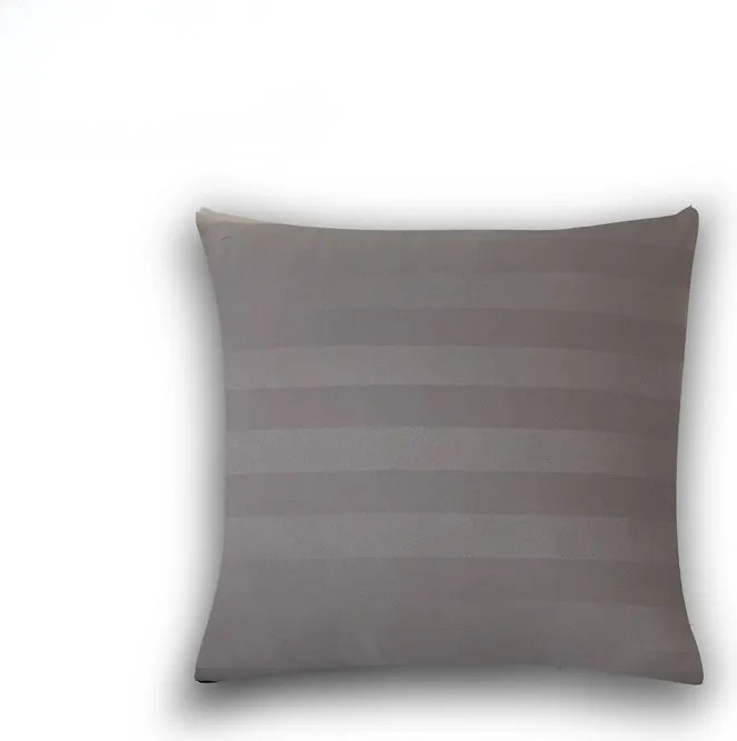 Poszewka na poduszkę z mikrofibry JASMINE 45x45 cm, jasnoszara