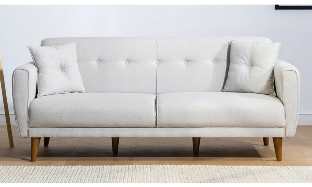 Sofa rozkładana Aria kremowa