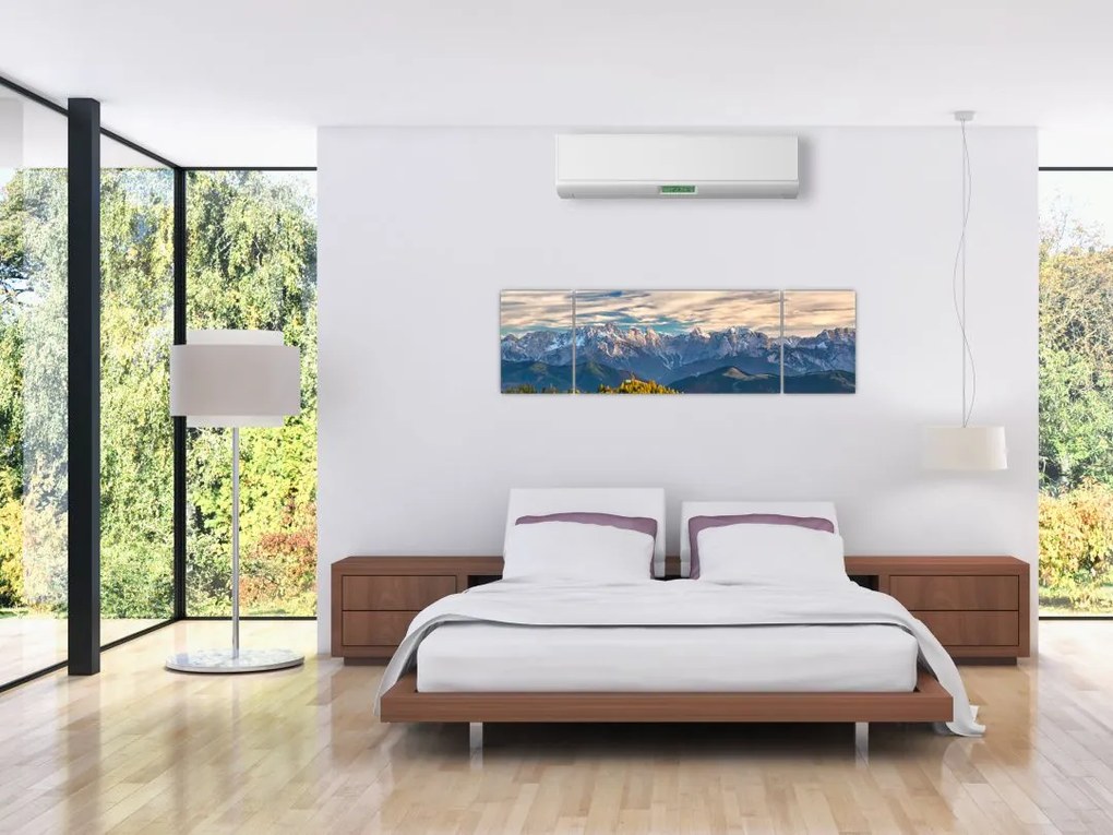 Obraz - panorama górska (170x50 cm)