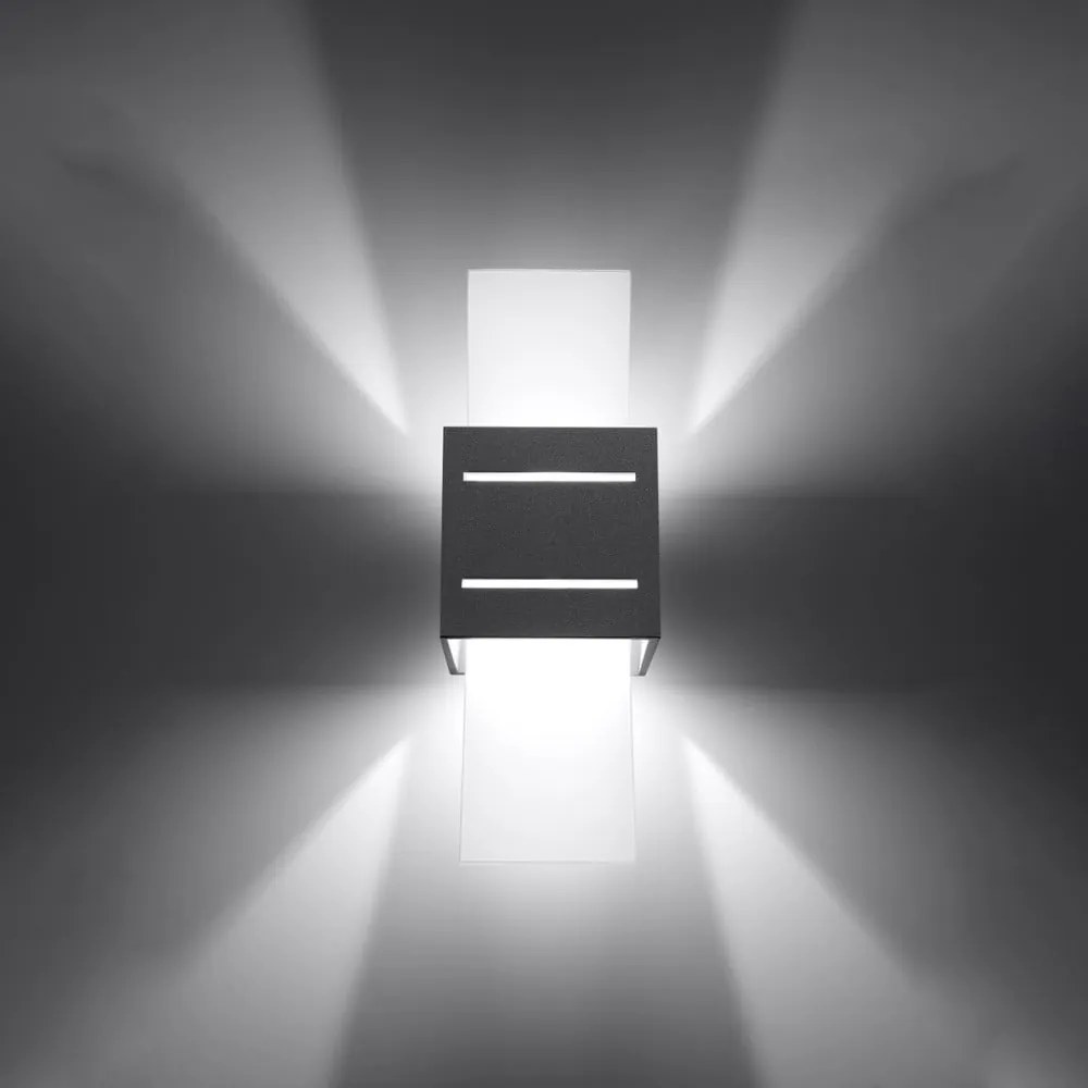 Szary kinkiet Carlo – Sollux