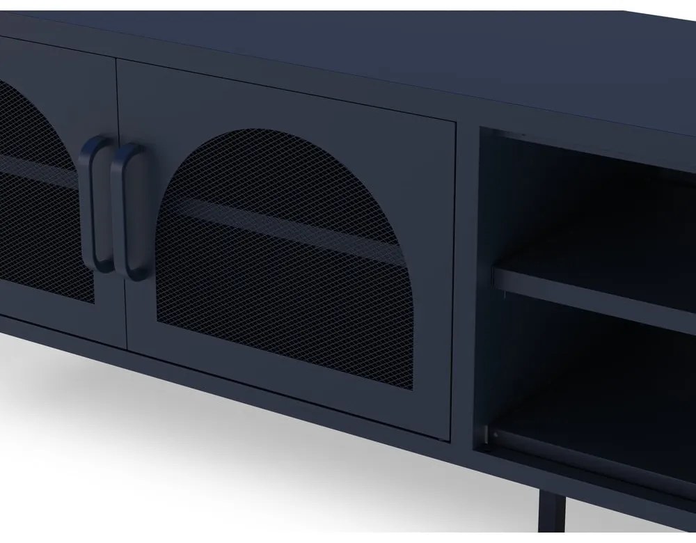Ciemnoniebieska szafka pod TV 160x50 cm Diora – Marckeric