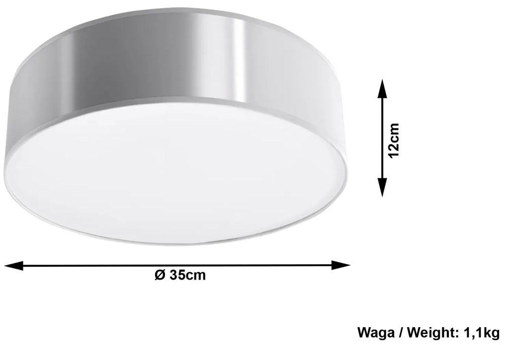 Okrągły plafon LED H6-E98