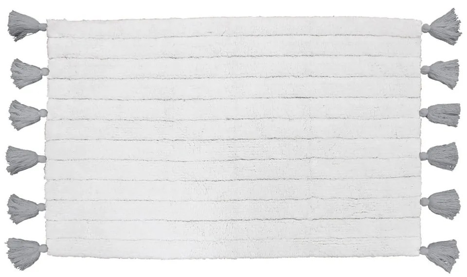 Jasnoszary dywanik łazienkowy 50x80 cm Minatis – douceur d'intérieur