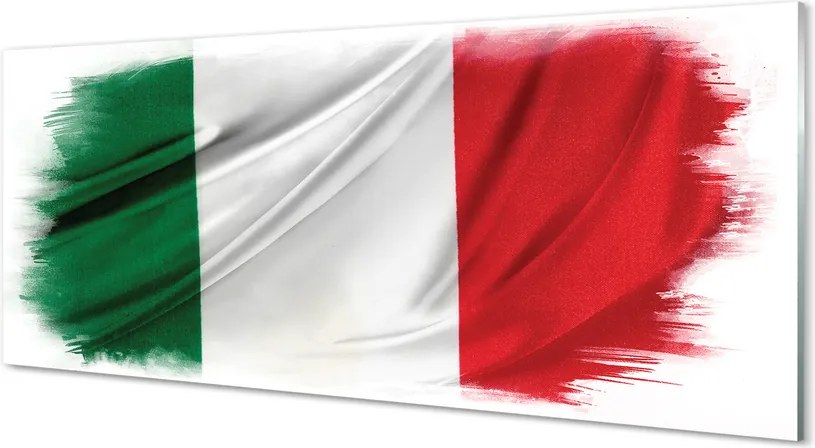Panel szklany do Kuchni Narodowa Flaga Włoch