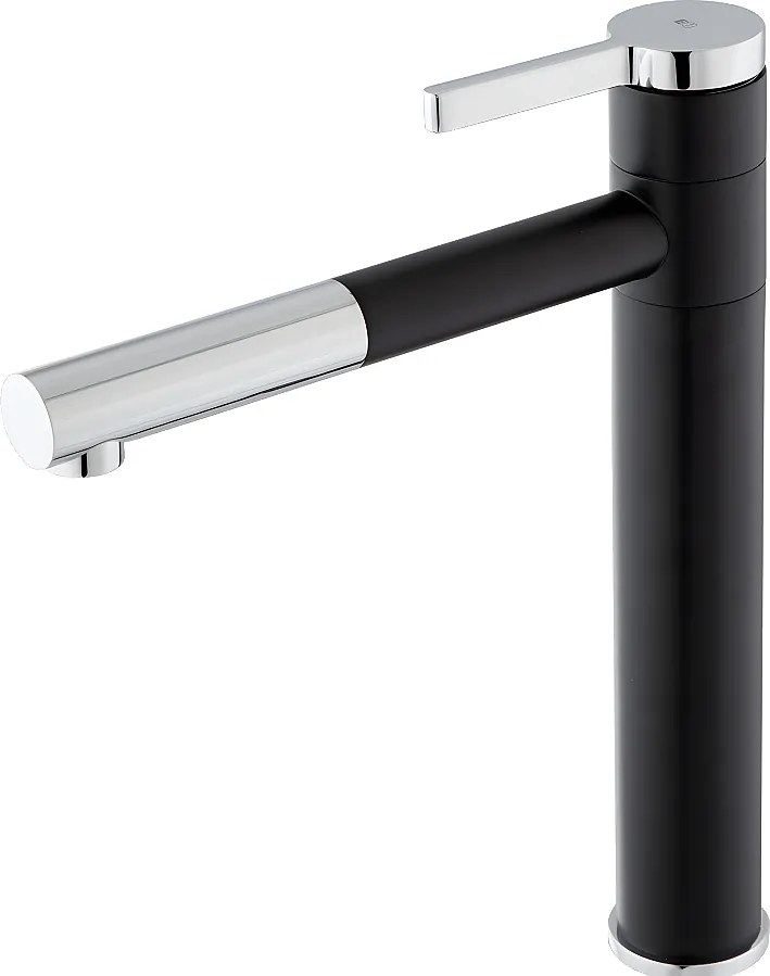 Ultrate mieszacz zlewozmywakowy czarny i chromowany