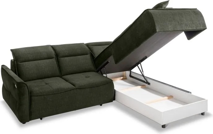 Narożnik MURILLO L z elektryczną regulacją siedziska Prawostronny w tkaninie VOGUE 11 WERSAL