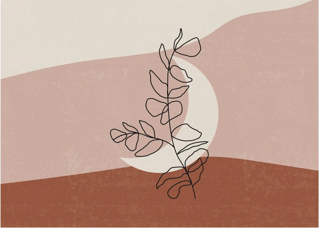 Obraz - Boho leaves N⁰2 (70x50 cm)