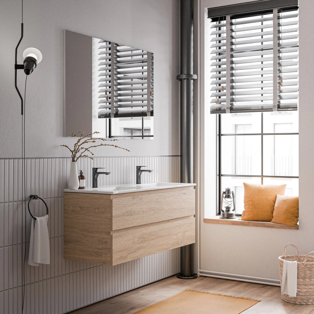 Szafka podumywalkowa AVA 120 cmZ ceramiczną umywalką