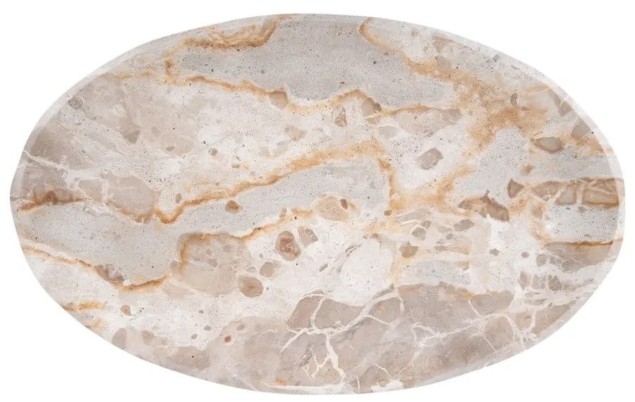 Marmurowa taca dekoracyjna 25x40 cm Waved – PT LIVING