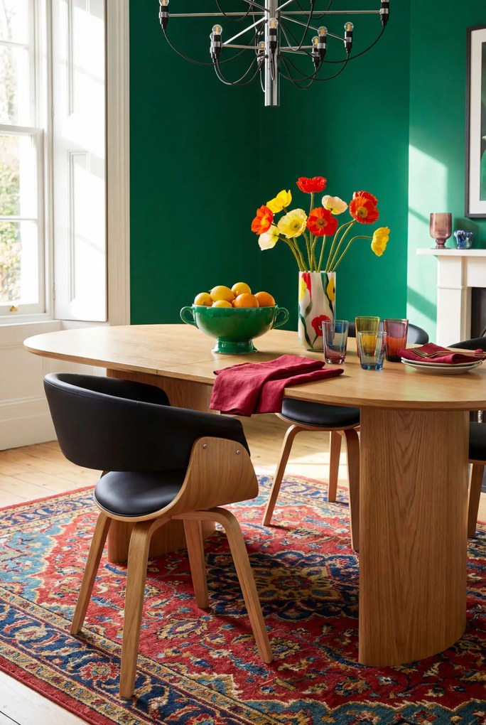 Nowoczesne krzesło industrialne czarny + dąb złoty R9-T62