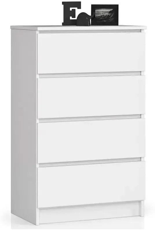 Biała Komoda Z Szufladami B7-B01