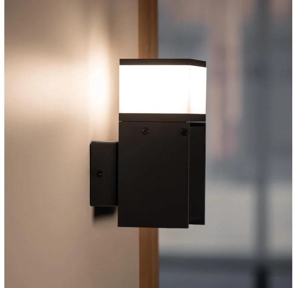 Kanlux 38760 - Lampa ścienna zewnętrzna DASTEN 1xG9/11W/230V IP44 czarna