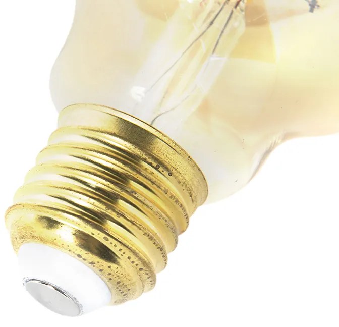 Zestaw 5 żarówek LED E27 z możliwością ściemniania G95 złoto 5W 380lm 2200K