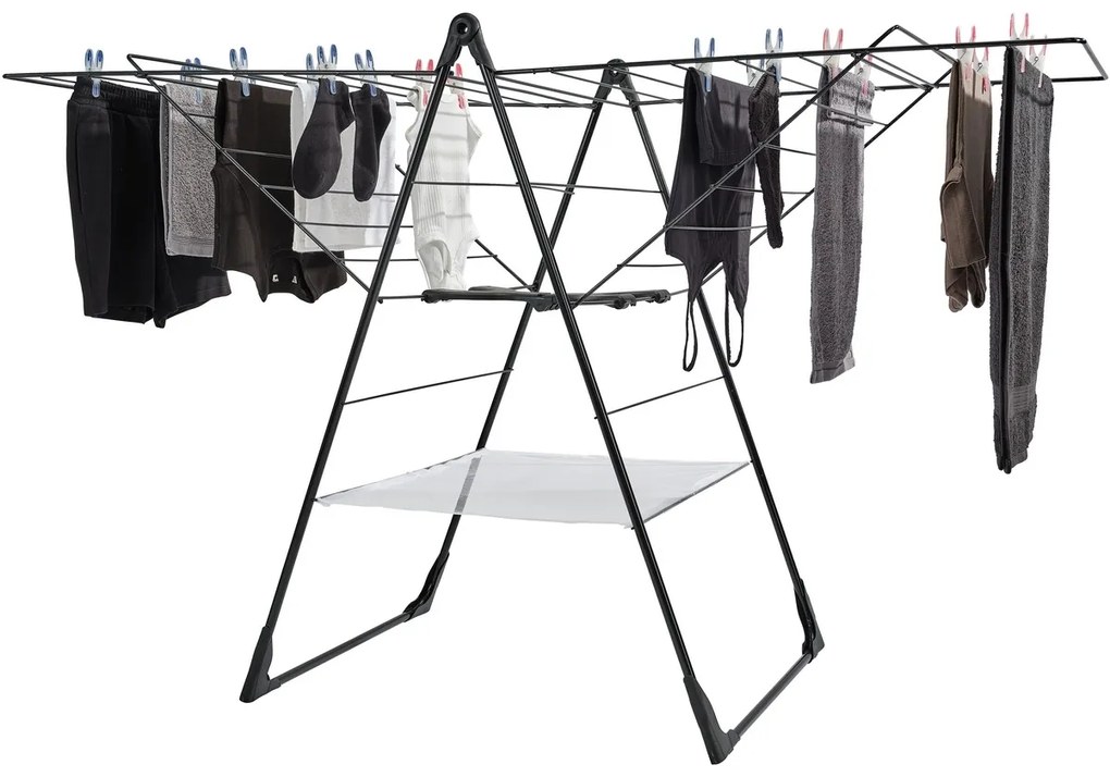 Leifheit Suszarka do bielizny Classic 250 Flex Black, 25 m