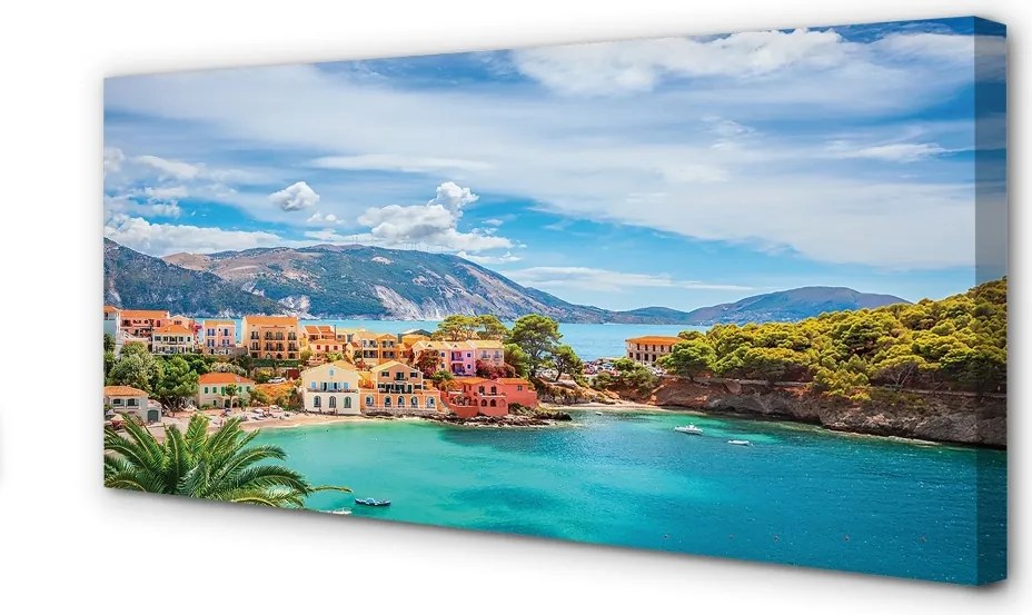 Zdjęcie na płótnie Wybrzeże w Objęciach Gór