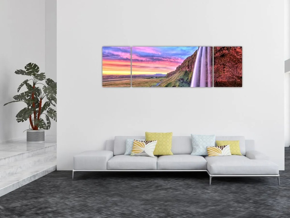 Obraz - Wodospad Seljalandsfoss (170x50 cm)