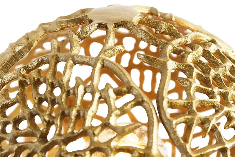 Lampa stołowa art deco trójnóg złota - Maro