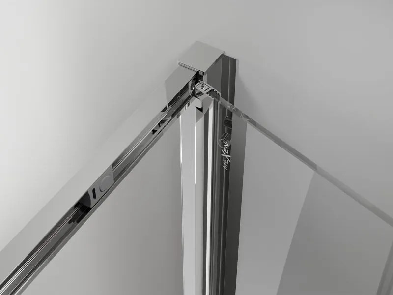 Mexen Exo drzwi prysznicowe składane 80 cm, transparent, chrom - 816-080-000-01-00