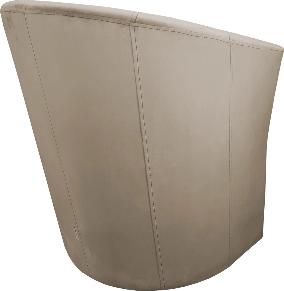 Fotel CLUB tkanina Welur elegancki fotel tapicerowany do salonu i gabinetu : Kolor tkaniny - VELVET - MG09