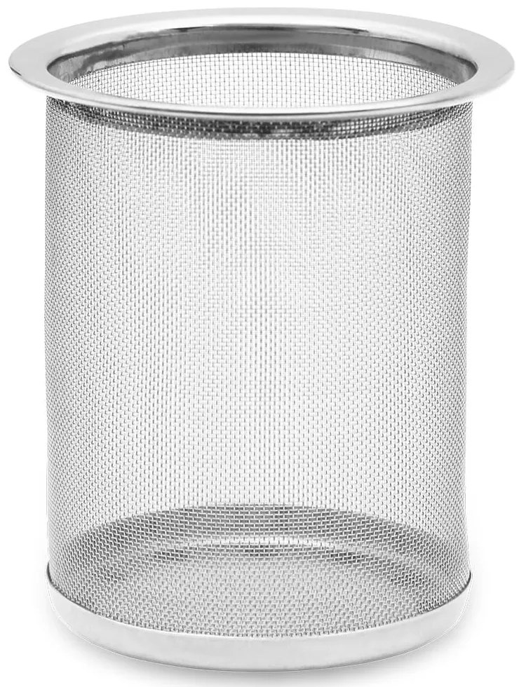 Monzana Zestaw do herbaty z sitkiem TEA 1,2L + 4 filiżanki, przezroczysty, srebrny