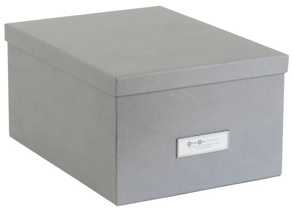 Zestaw 3 szarych pudełek Bigso Box of Sweden Inge