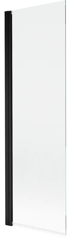 Mexen Mist parawan nawannowy 1-skrzydłowy 70 x 150 cm, transparent, czarny - 8A9-070-001-70-00
