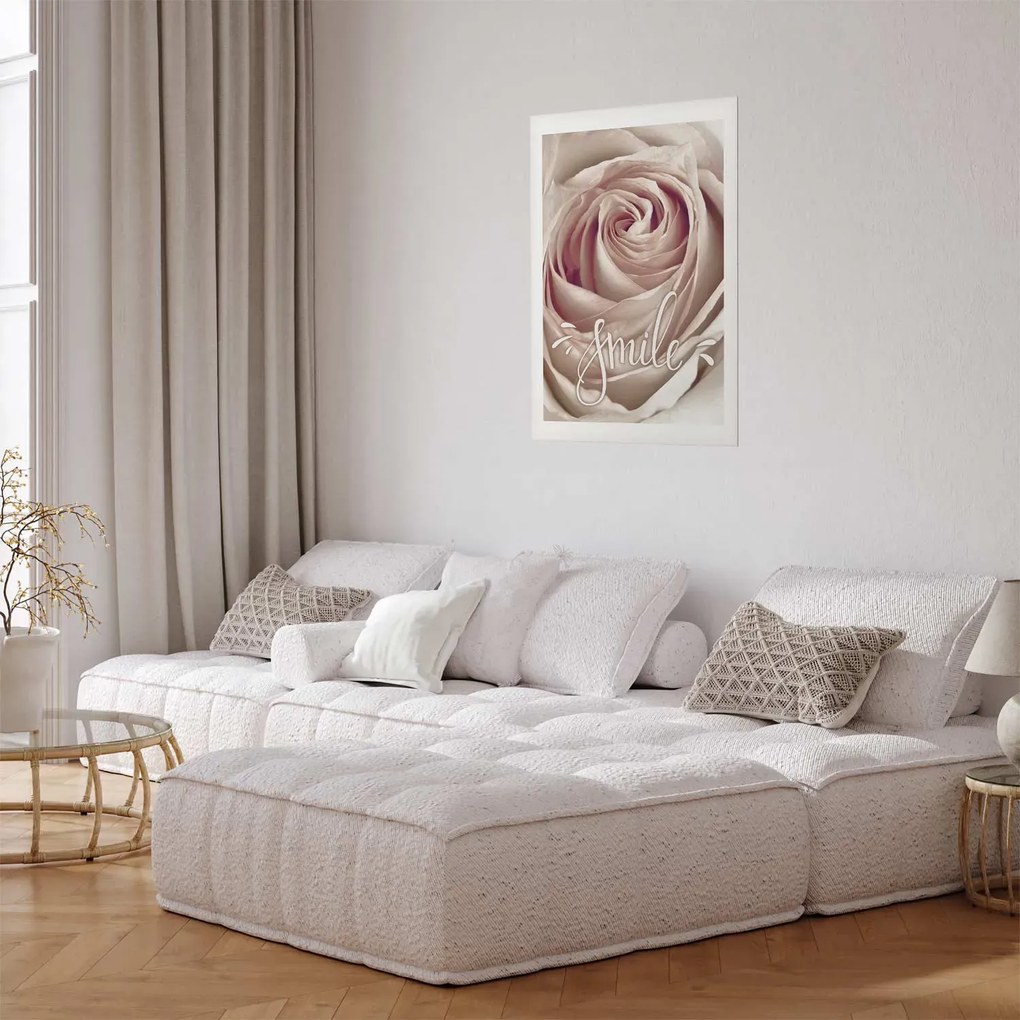 Plakat Uśmiechnij się 21x30 cm bez ramy z marginesem ARTGEIST B