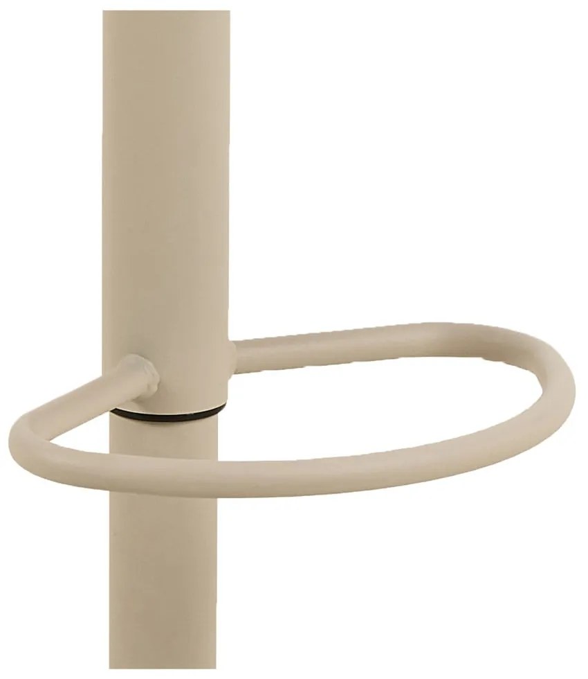 Beżowy hoker z regulowaną wysokością/z podłokietnikami (wysokość siedziska 86 cm) Eleanor – Actona