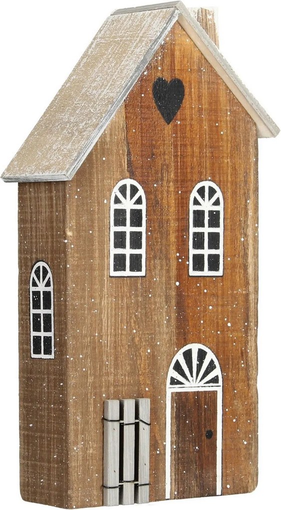 Dekoracja Snow House 25cm natural