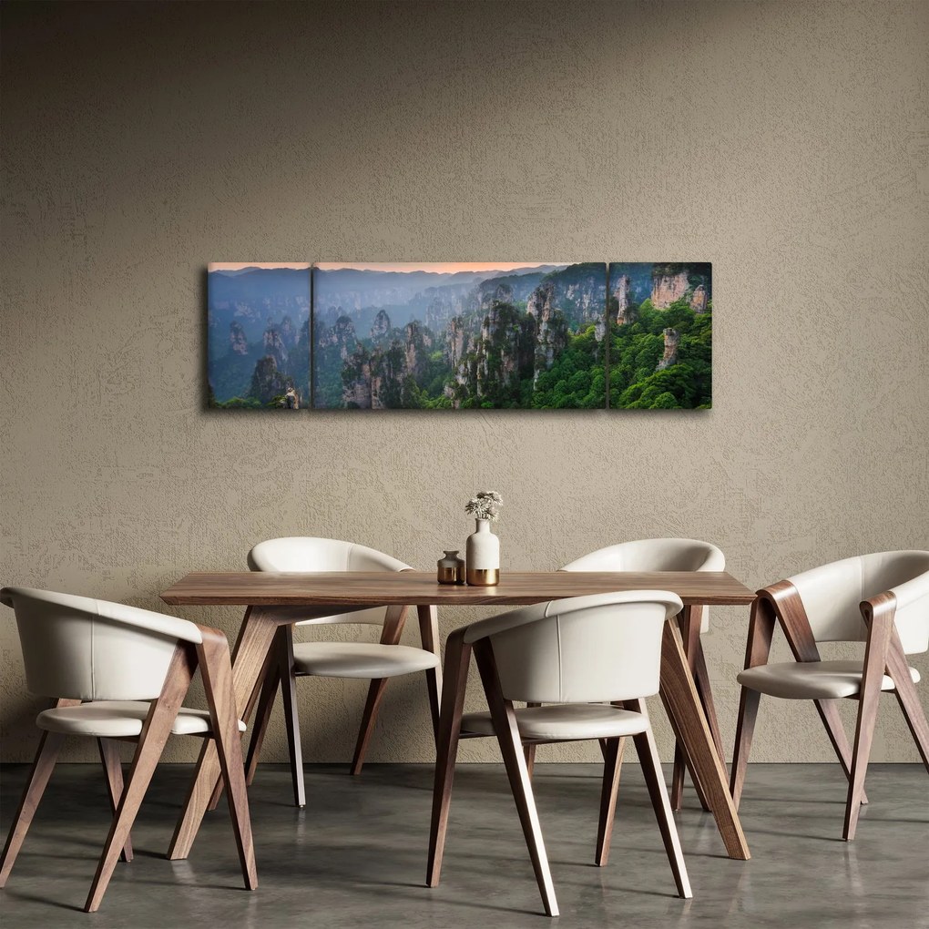 Obraz - Narodowy Park Leśny Zhangjiajie (170x50 cm)