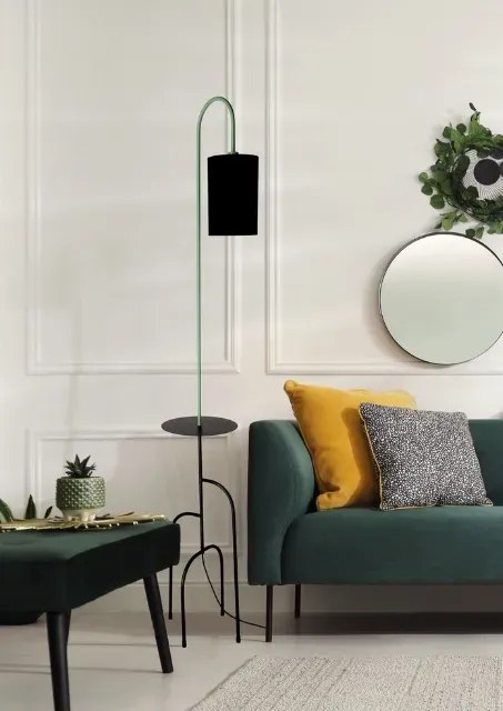 Lampa stojąca z półką - K208-Oksana