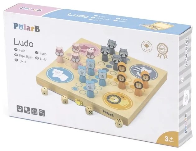 Viga polarb drewniana gra ludo chińczyk