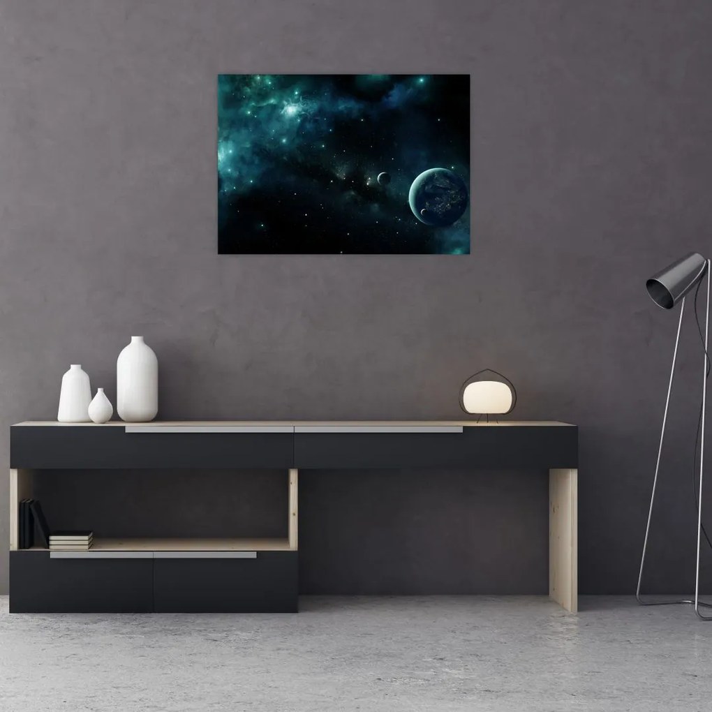 Obraz - Życie w kosmosie (70x50 cm)