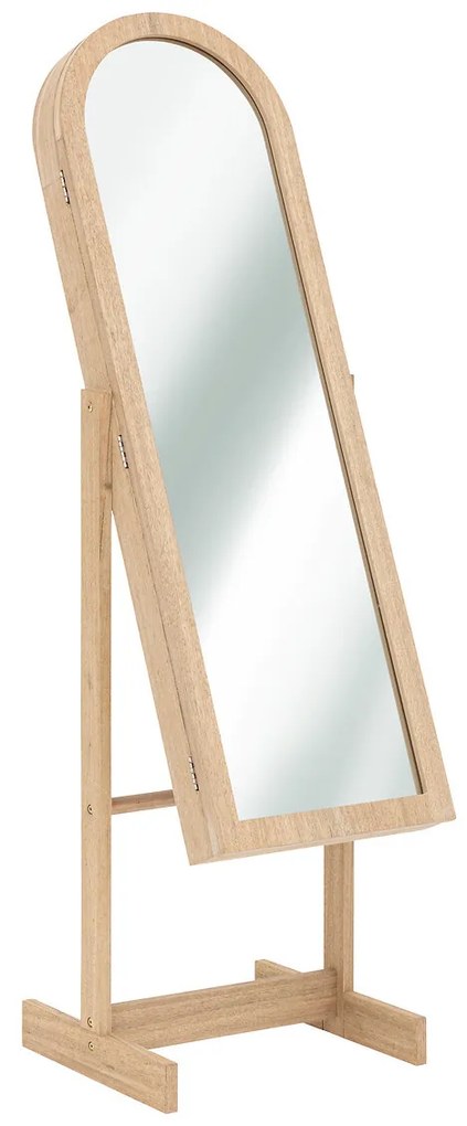 Szafka na biżuterię z lustrem SOLEYA, 42 x 37,5 x 145 cm