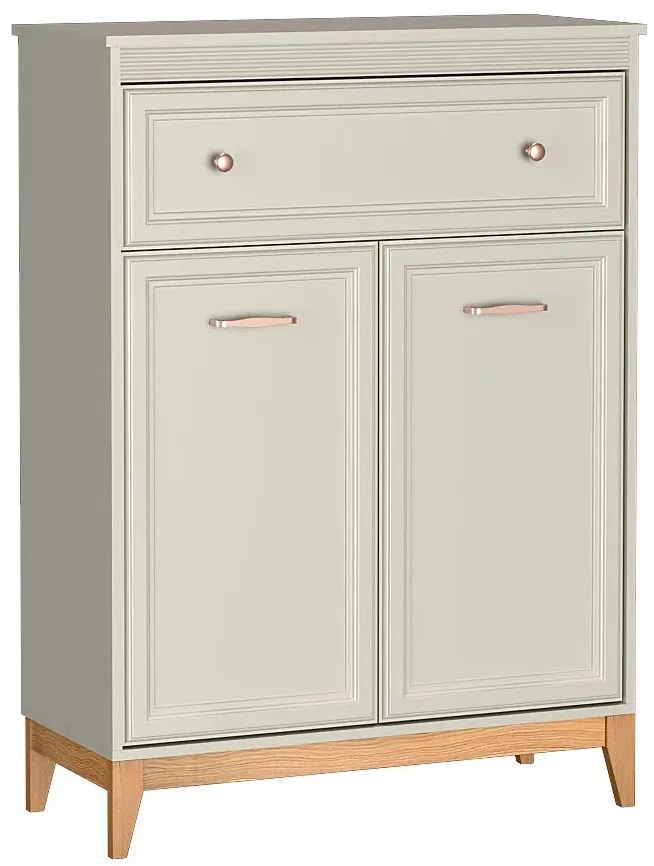 Kaszmirowa komoda skandynawska na nóżkach N8-B40