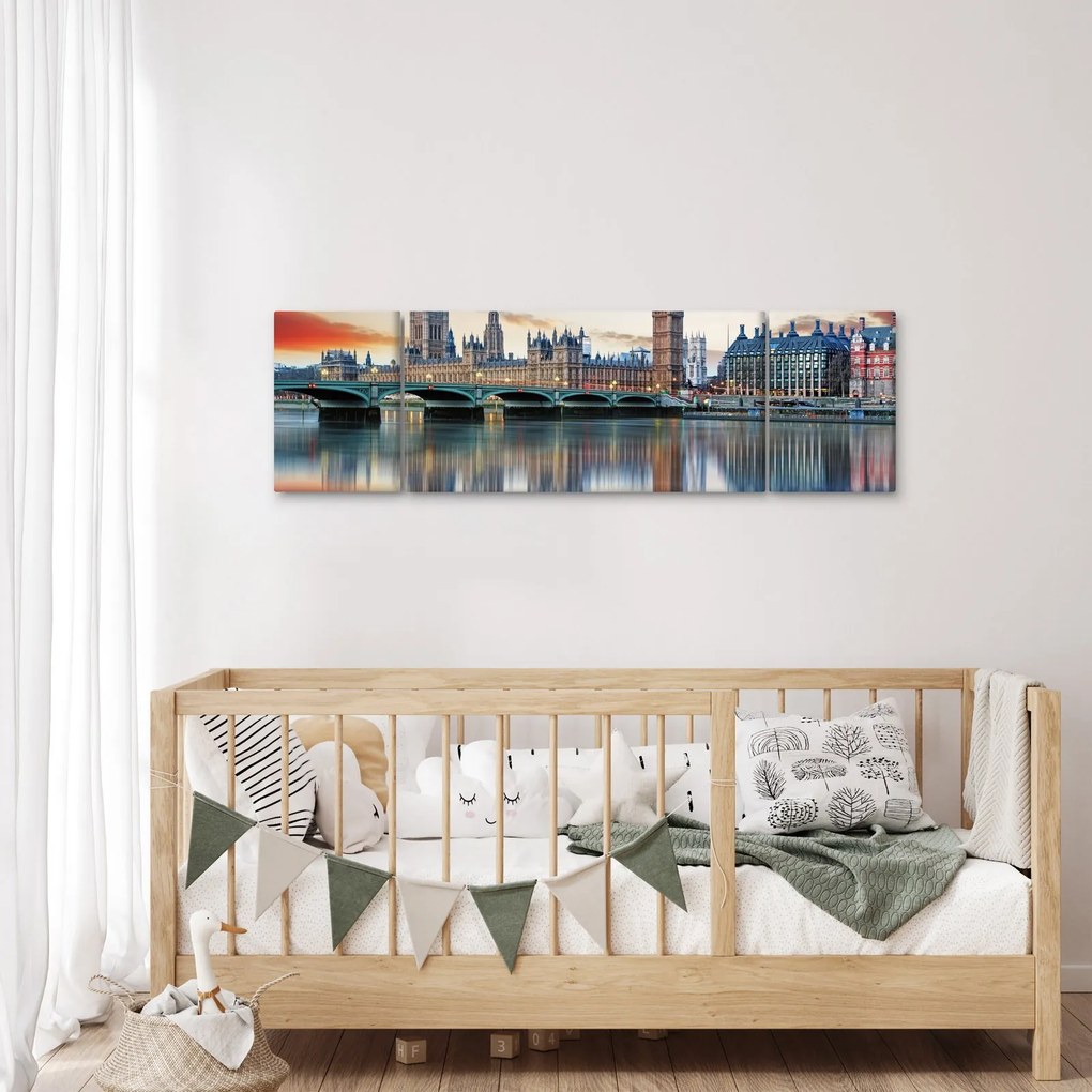 Obraz - Houses of Parliament w Londynie (170x50 cm)