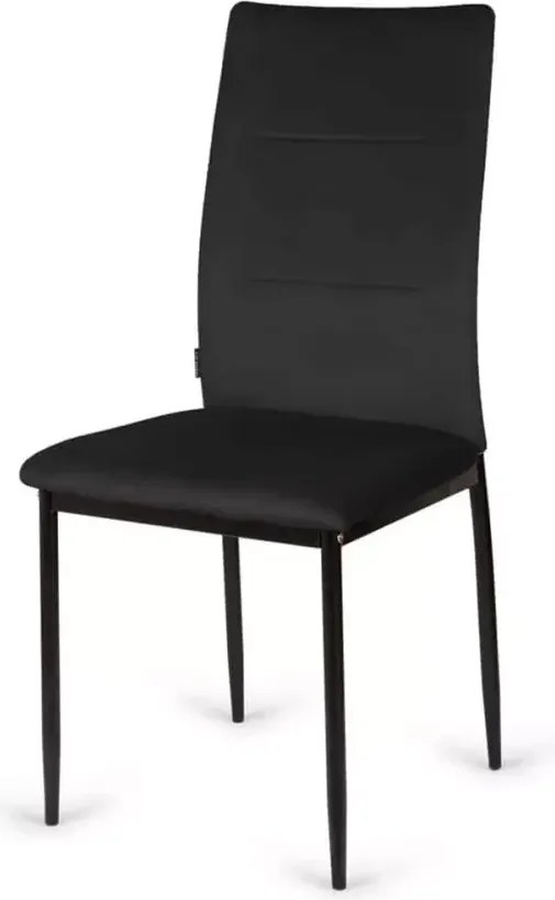 Eleganckie tapicerowane krzesło Duo do jadalni salonu i wnętrz komercyjnych z wygodnym siedziskiem i nowoczesnym designem
